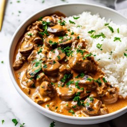 Beef Stroganoff (10 People)