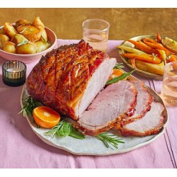 Christmas Honey Glazed Ham With All the Trimmings