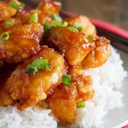 Sweet & Sour Chicken with rice (10 People)